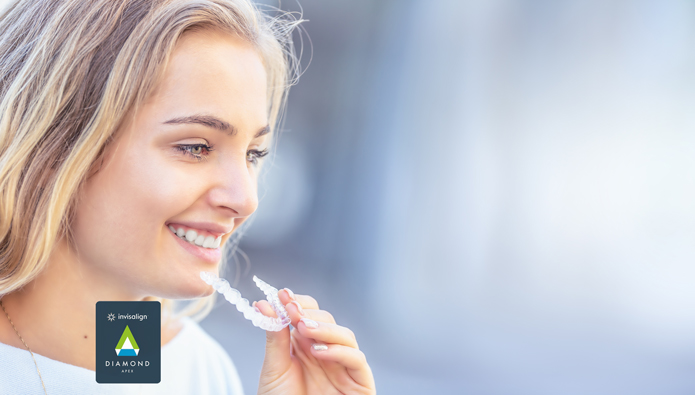  We're Invisalign® Diamond Apex providers